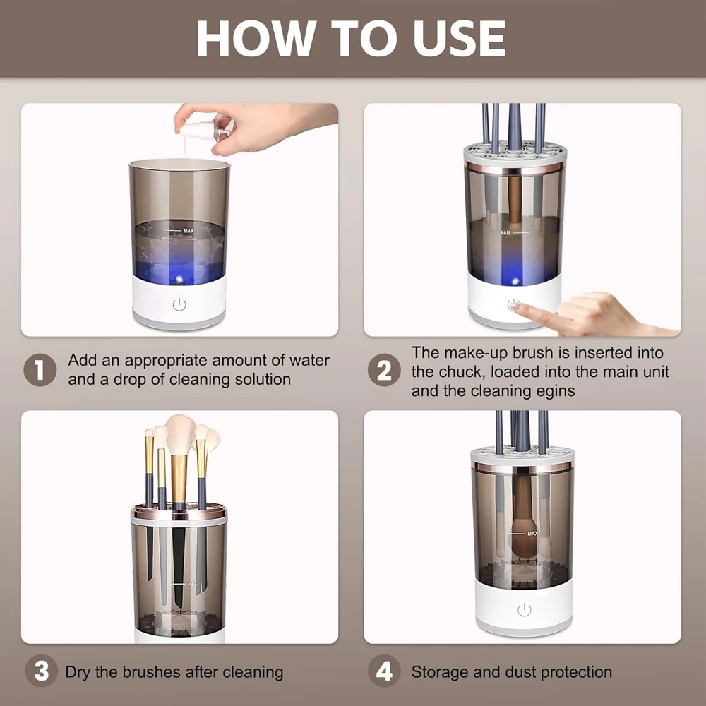 Zyven — Electric Makeup Brush Cleaner